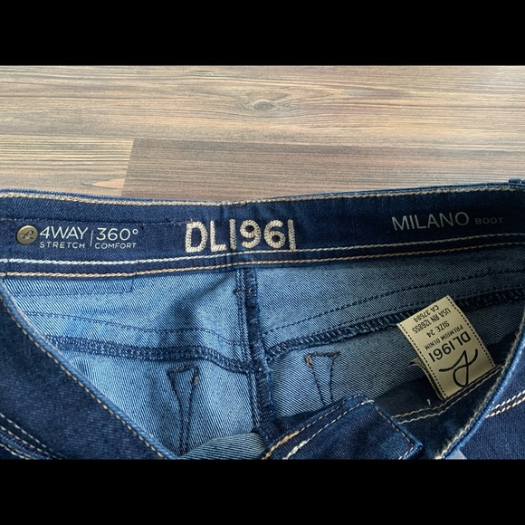 DL1961 Premium Denim Jeans Drk Blue Sz 24 - Picture 5 of 8